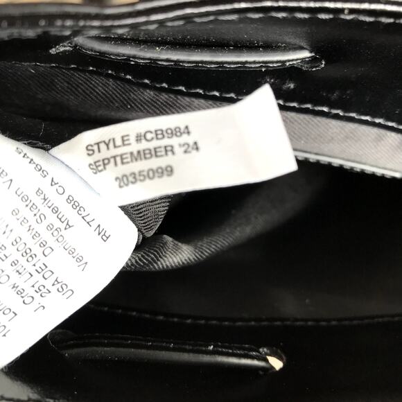 J.CREW Italian Leather Backpack Black Adjustable Small Stylish City Travel NWOT main image 7
